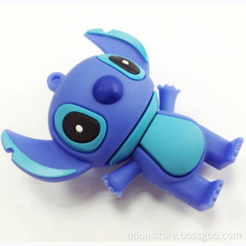 Customize pvc cartoon character usb flash drive, 2-32GB capacity, with gift packageNew